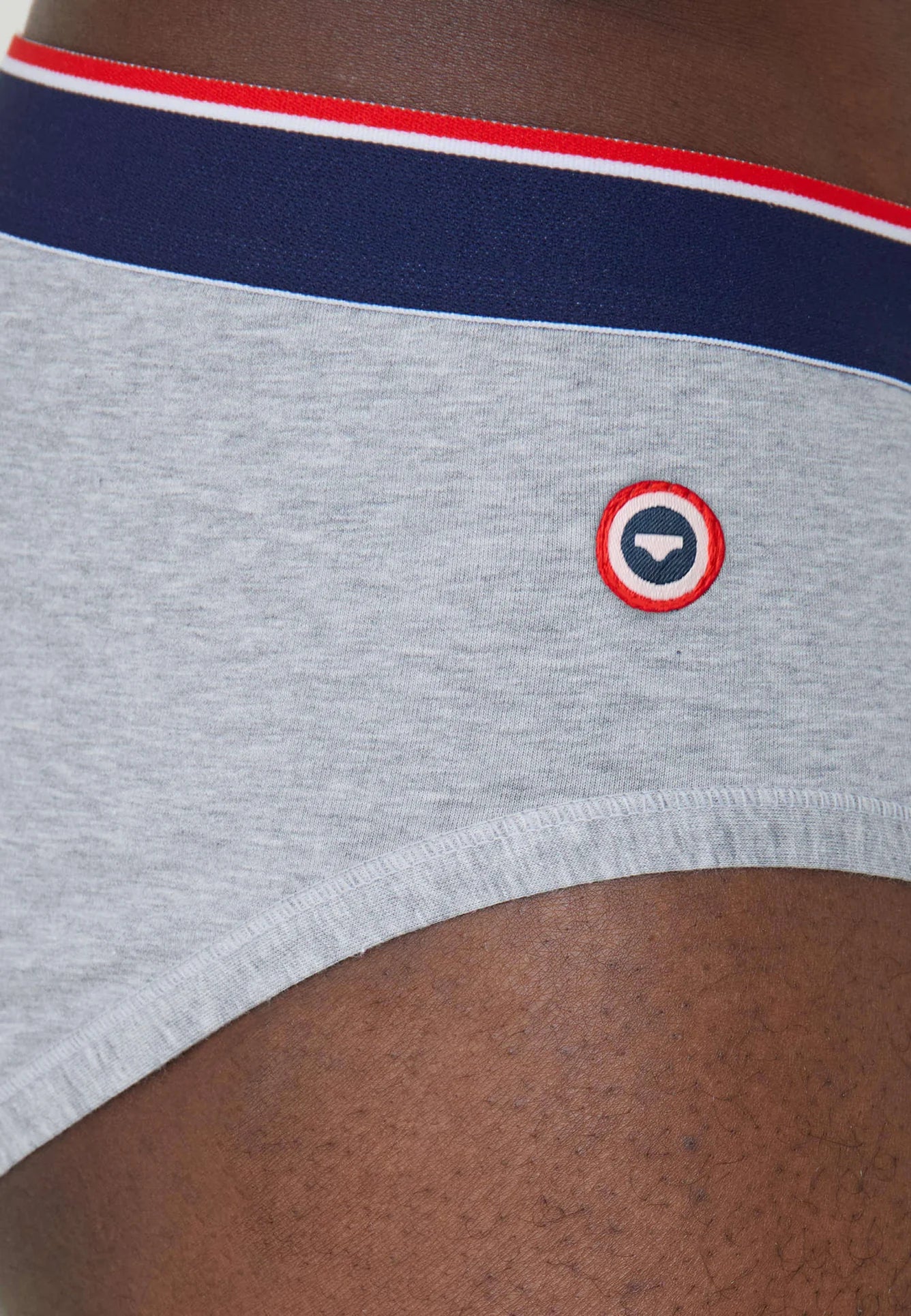 Duo Pack Cotton Briefs - Terrible Sailor & Heather Gray