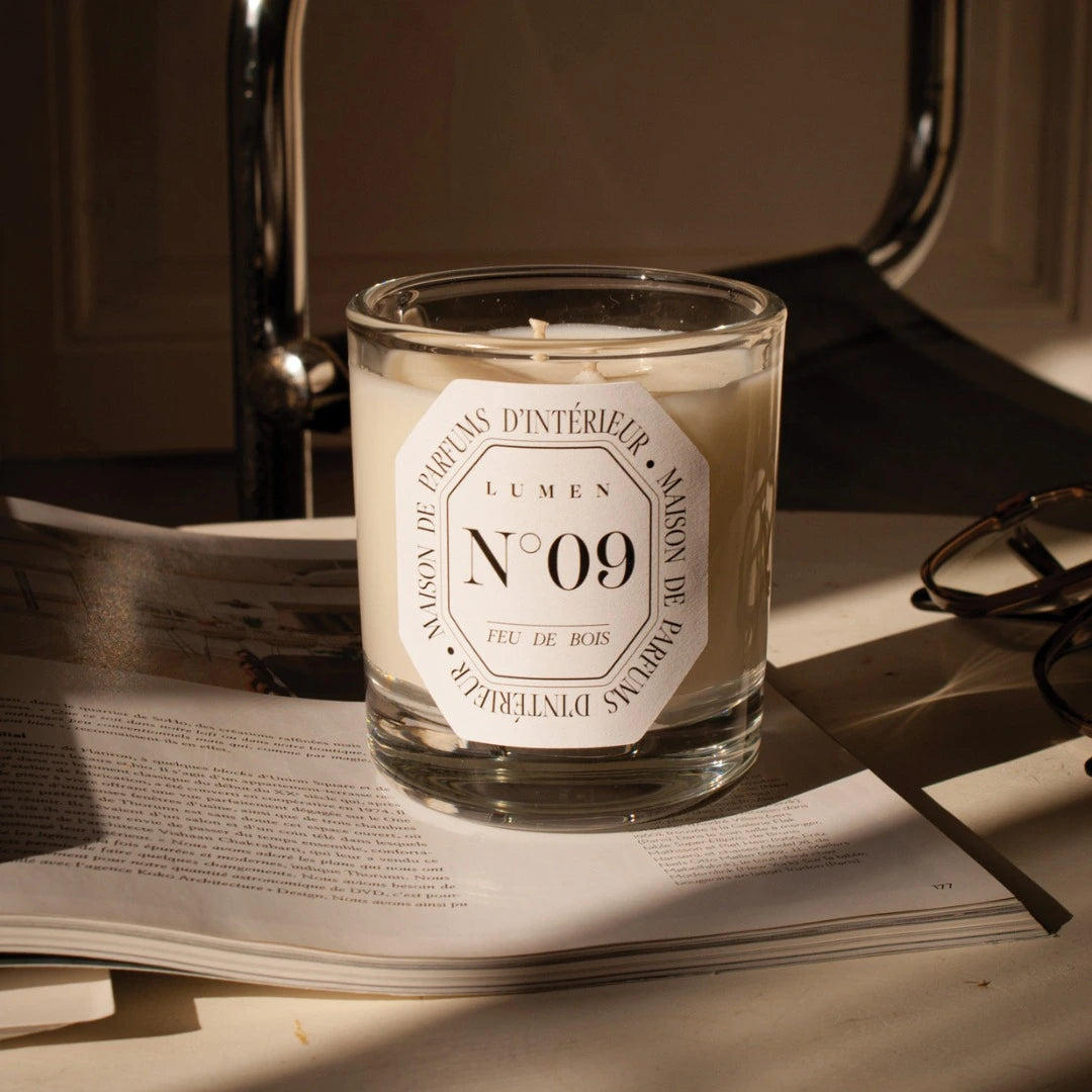 Scented Candle LUMEN N°09 - Feu de Bois (Wood Fire)
