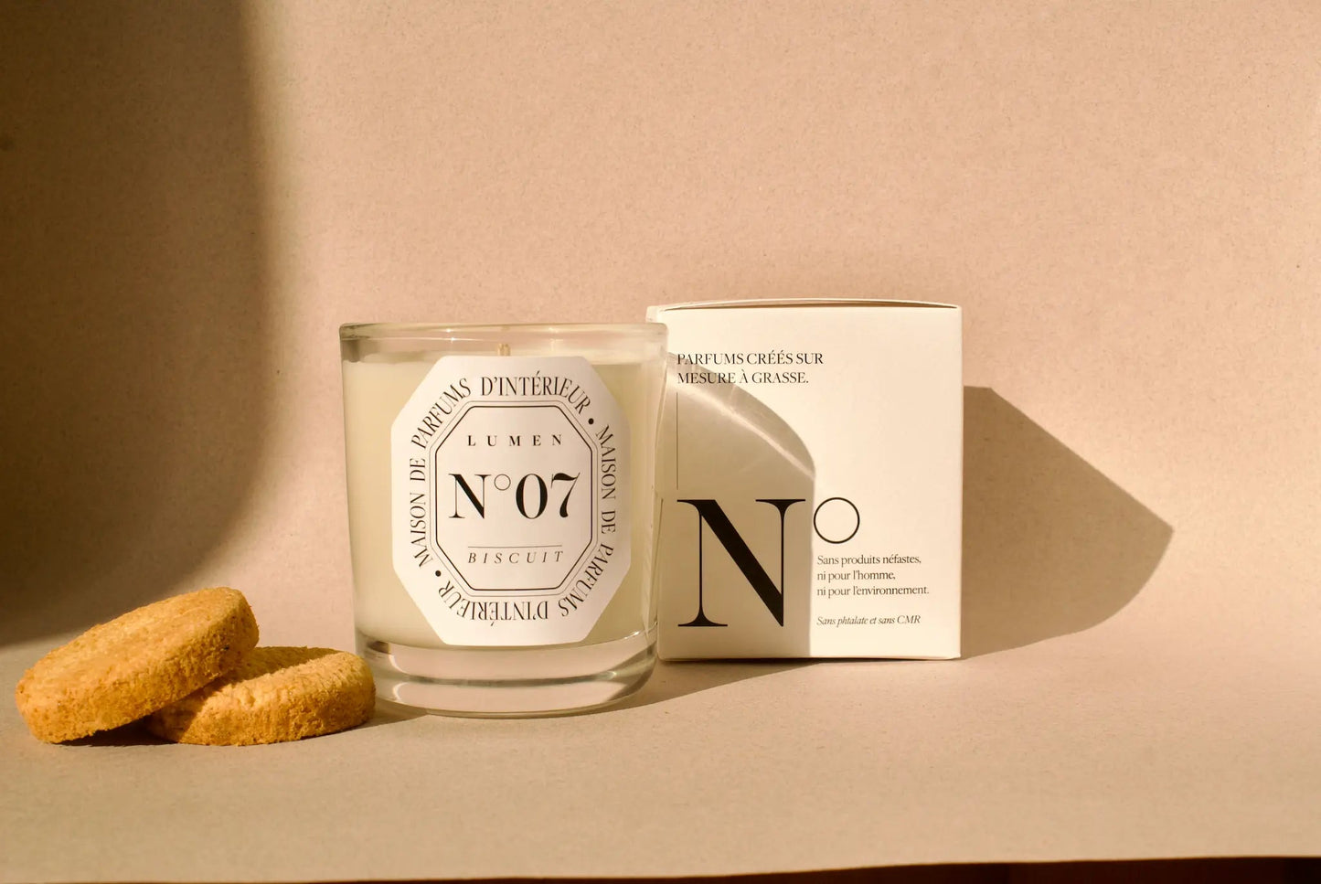 Scented Candle LUMEN N°07 - Biscuit d'Enfance (Childhood Biscuit)