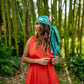 Silk Scarf 105 - Petrusse Paris - Froufrou Emerald Green