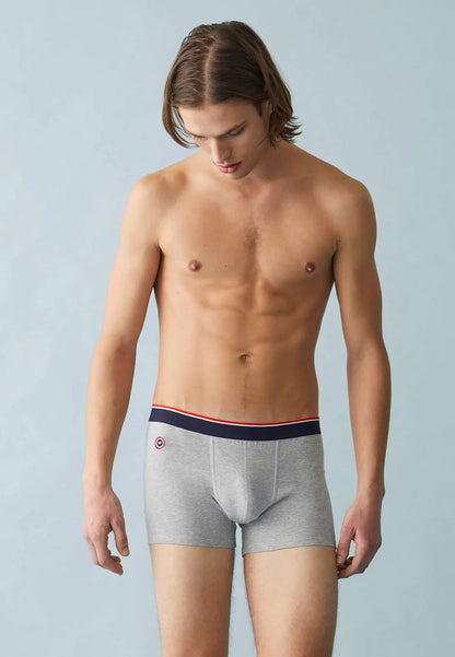 Cotton Boxer Le Slip Français - Marius Heather Gray